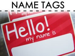 Name Tag Stickers